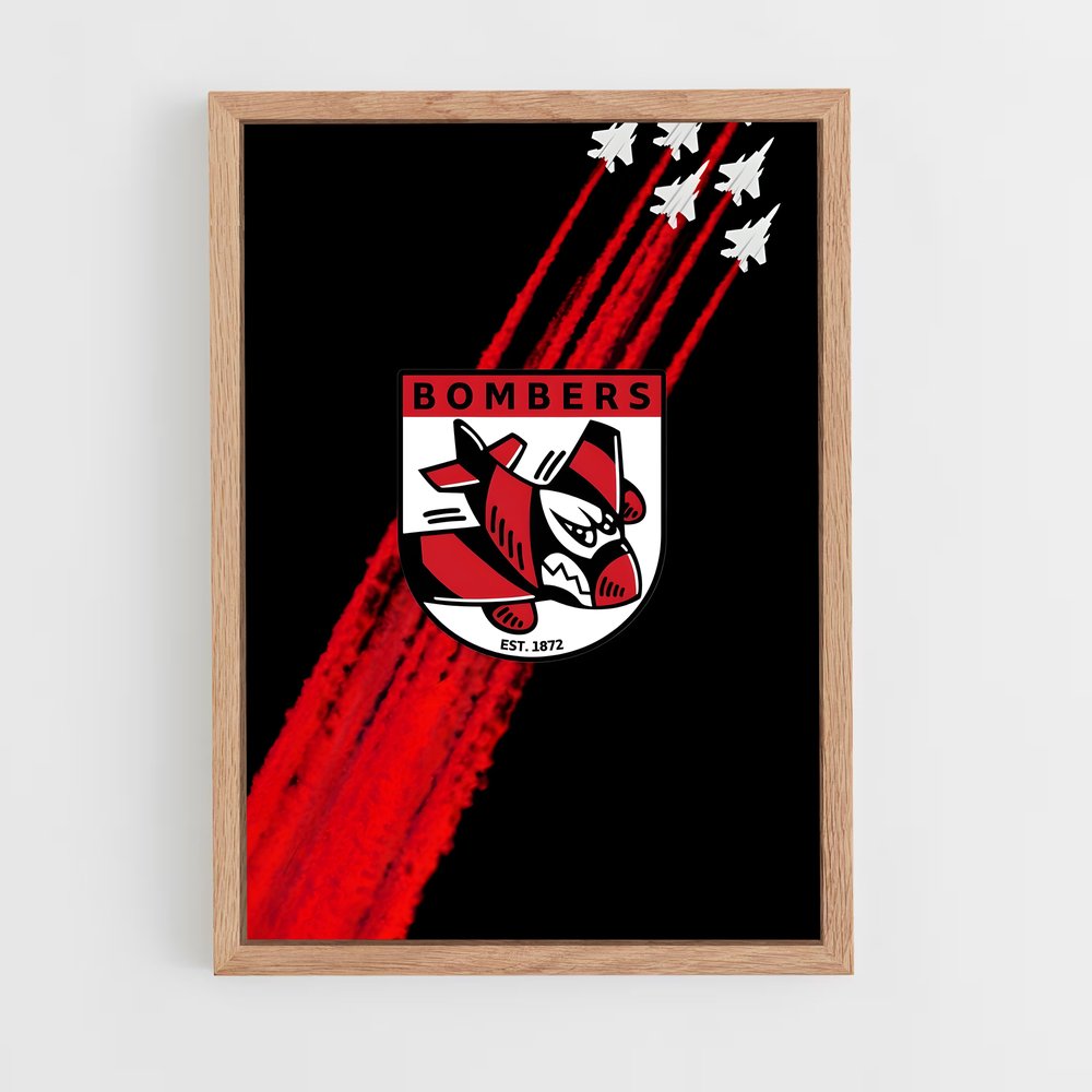 Poster Essendon Skyward – affiche Football australien (vue 4)